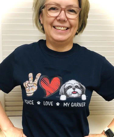 Peace Love Dog - Personalized Custom Unisex T-shirt - Image 4