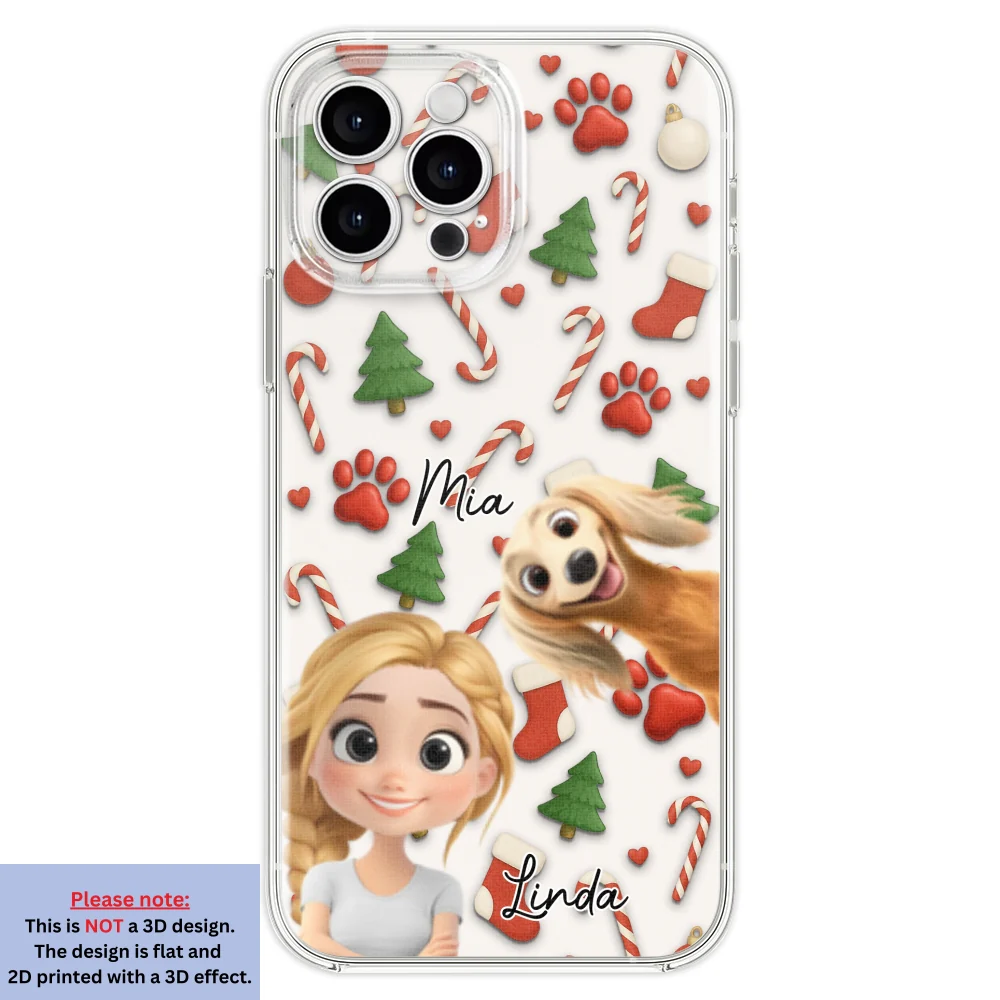 Pet And Human Cartoon Ver 2 - Personalized Custom Phone Case - Image 22