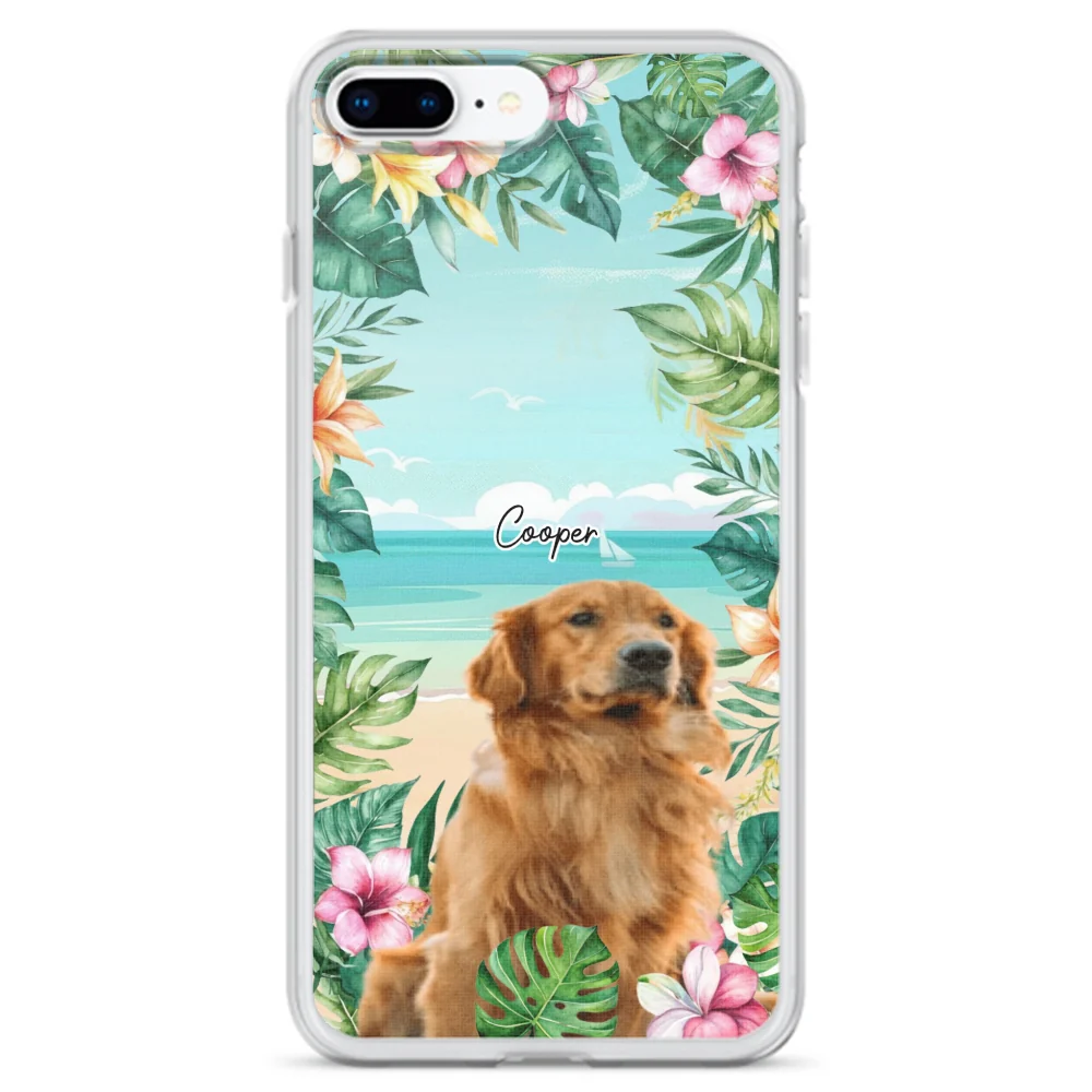 Pet Summer Photo - Personalized Custom Phone Case - Image 7