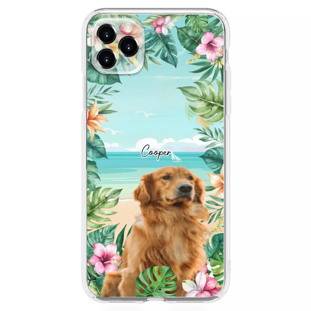 Pet Summer Photo - Personalized Custom Phone Case - Image 9