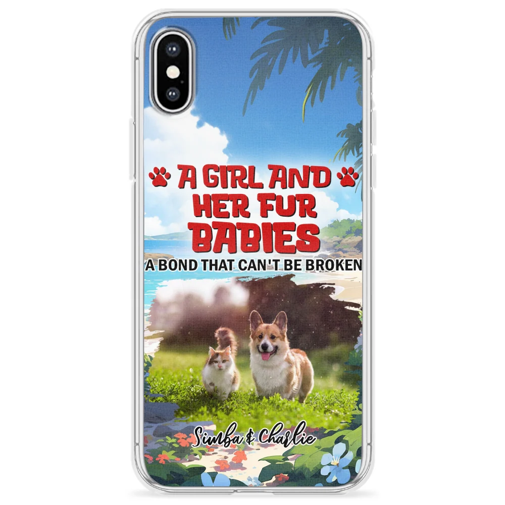 Pet And Mom Summer Photo - Personalized Custom Phone Case - Image 21