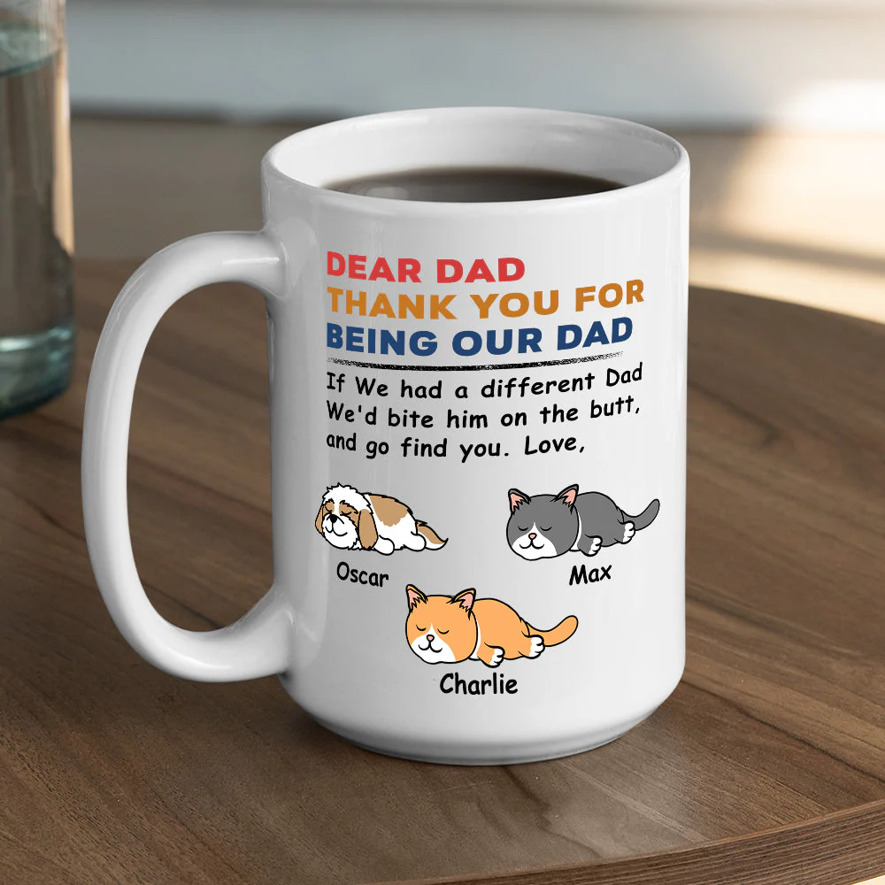 Pet Bite Butt - Personalized Custom Coffee Mug - Image 5