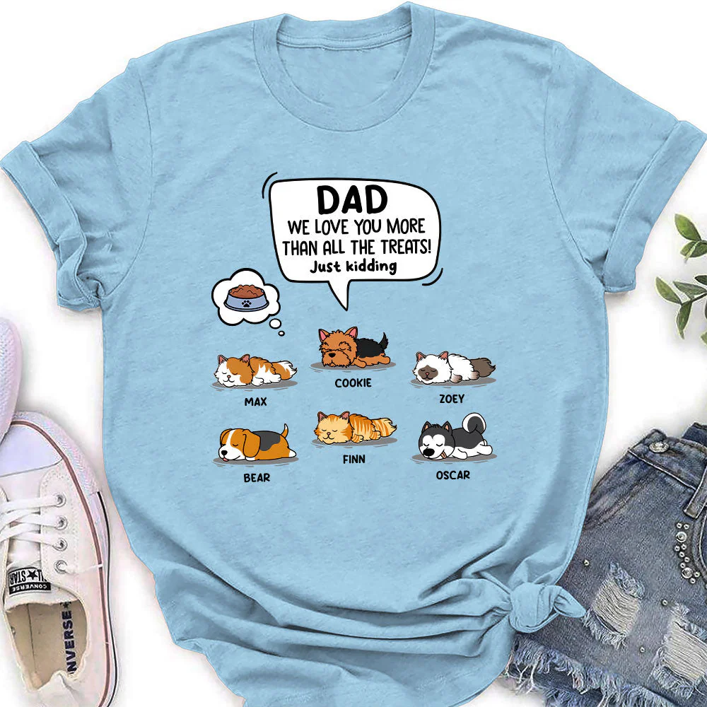 Pet Just Kidding - Personalized Custom Women's T-shirt - Image 4