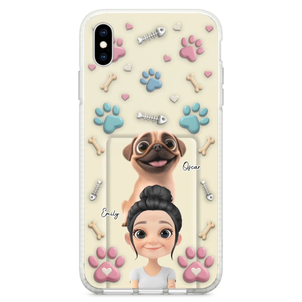 Pet Mom Cartoon - Personalized Custom 3D Effect Phone Case - Image 22