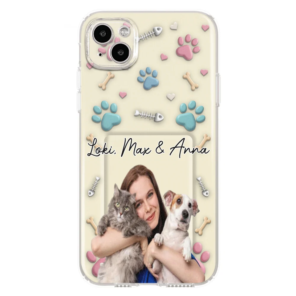 Pet Mom Cartoon Photo - Personalized Custom 3D Effect Phone Case - Image 11