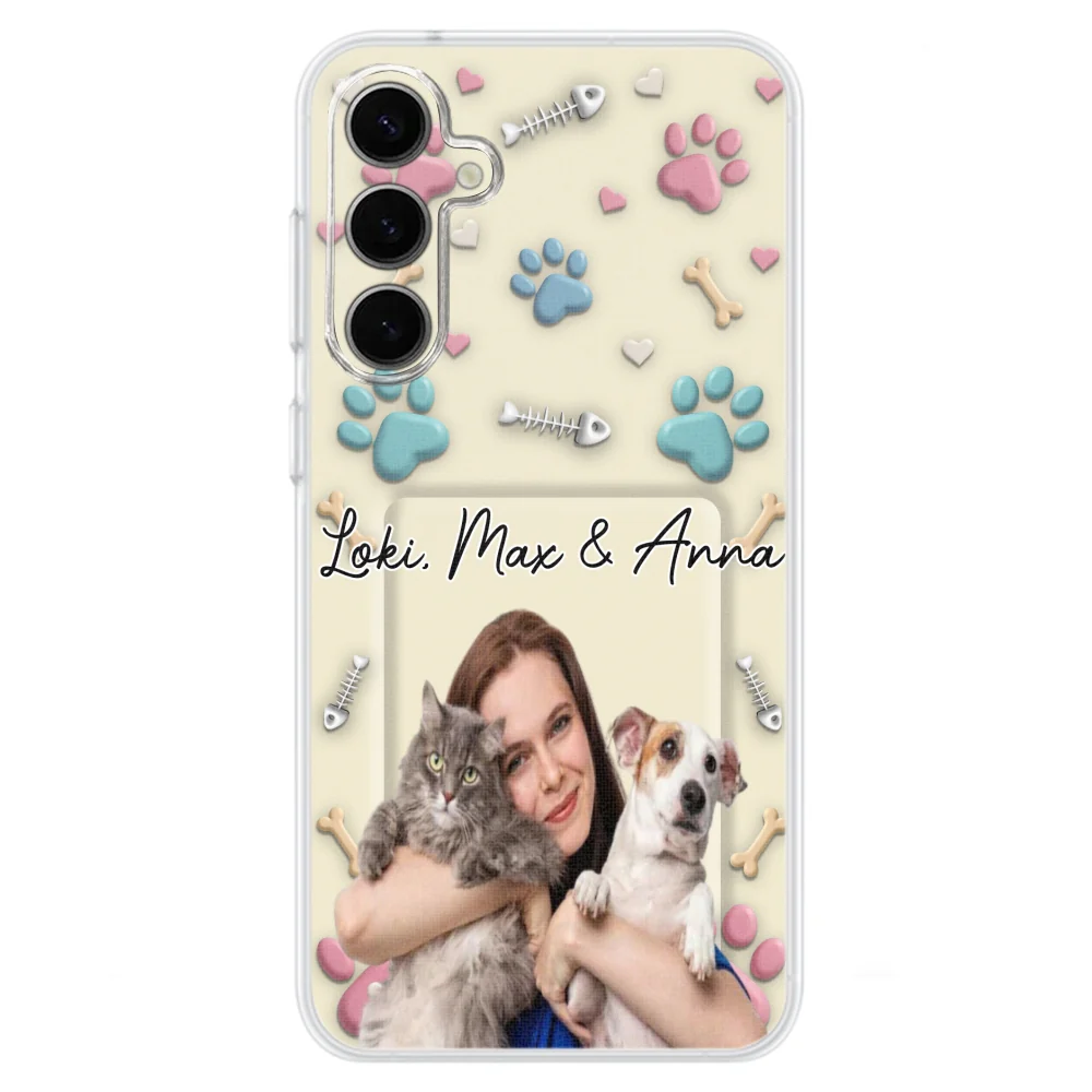 Pet Mom Cartoon Photo - Personalized Custom 3D Effect Phone Case - Image 32