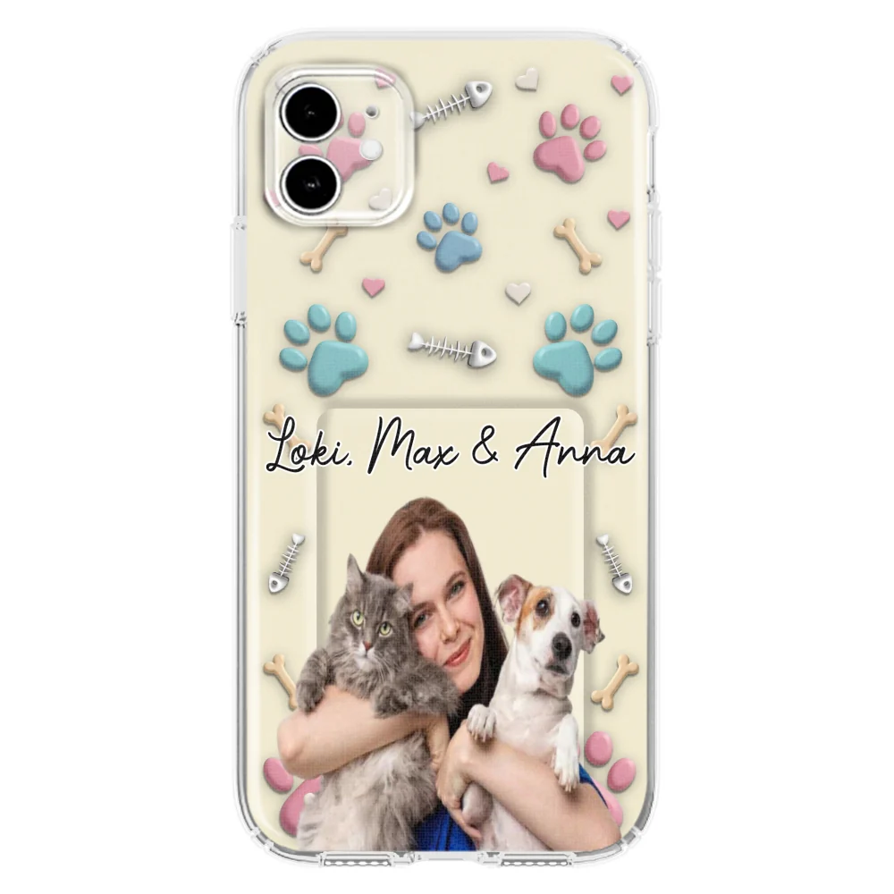Pet Mom Cartoon Photo - Personalized Custom 3D Effect Phone Case - Image 8