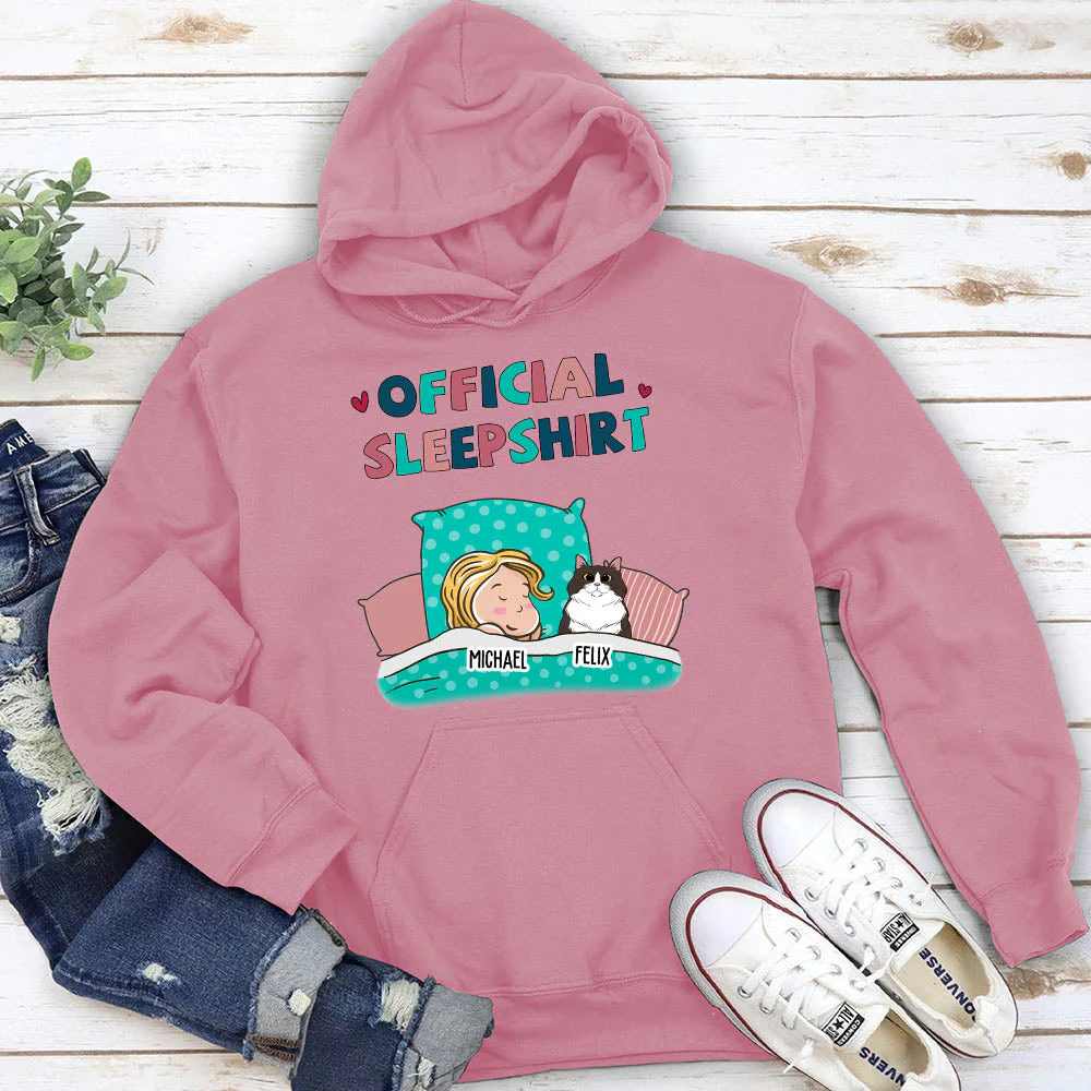 Pet Official Sleepshirt - Personalized Custom Hoodie - Image 3