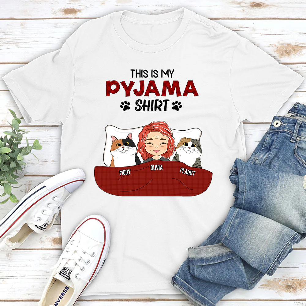 Pet Pyjama Shirt - Personalized Custom Unisex T-shirt - Image 2