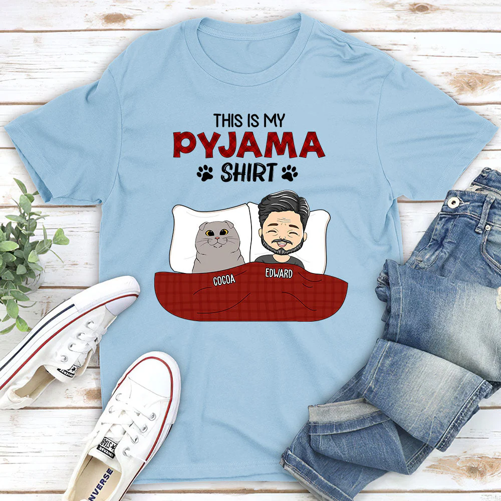 Pet Pyjama Shirt - Personalized Custom Unisex T-shirt - Image 4