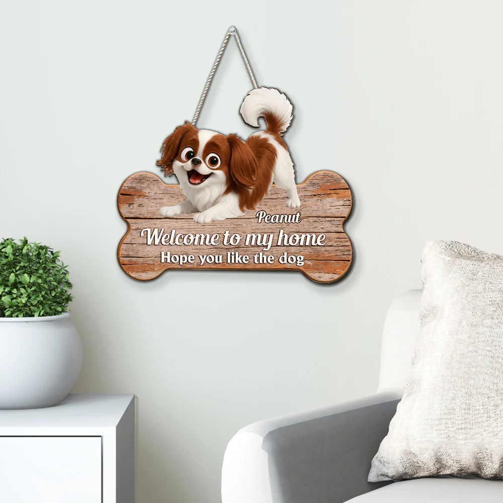 Pet Rules The House Welcome - Personalized Custom Wood Sign - Image 5