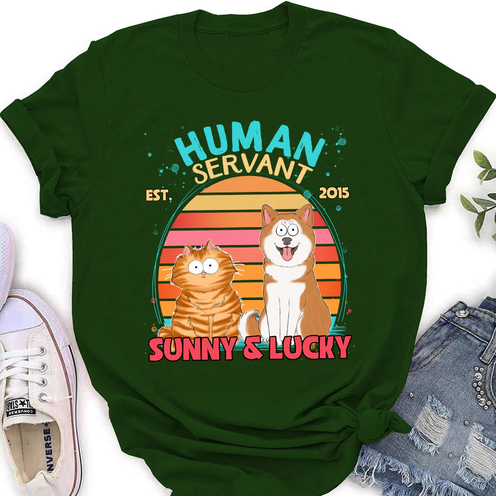 Pet Servant - Personalized Custom Women's T-shirt - Image 4
