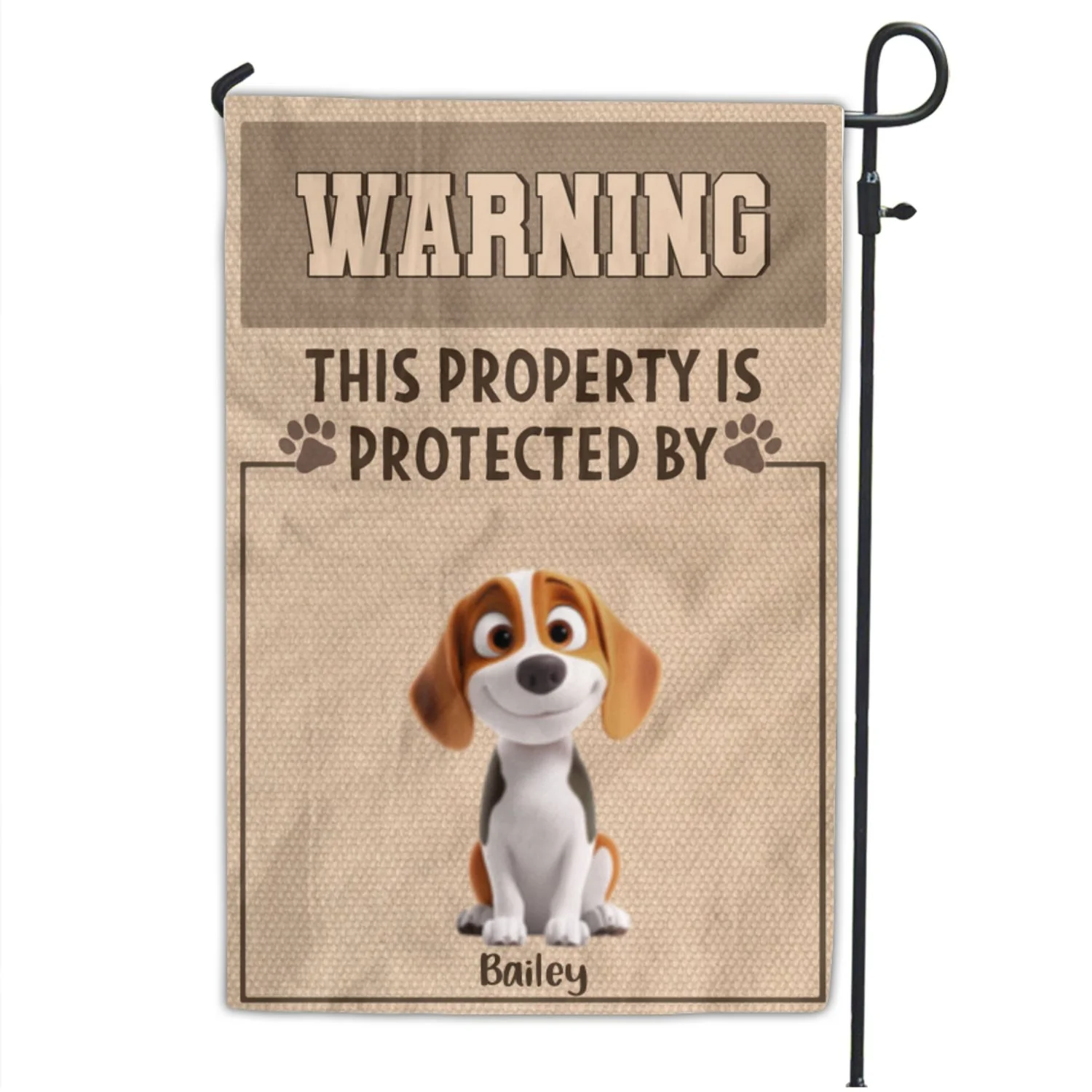 Pet Warning You - Personalized Custom Flag - Image 5