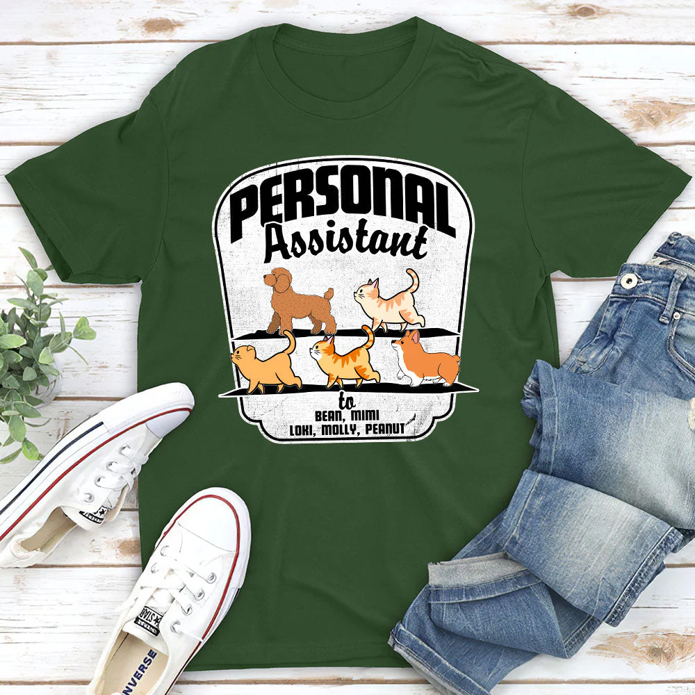Pets Personal Assistant - Personalized Custom Premium T-shirt - Image 3