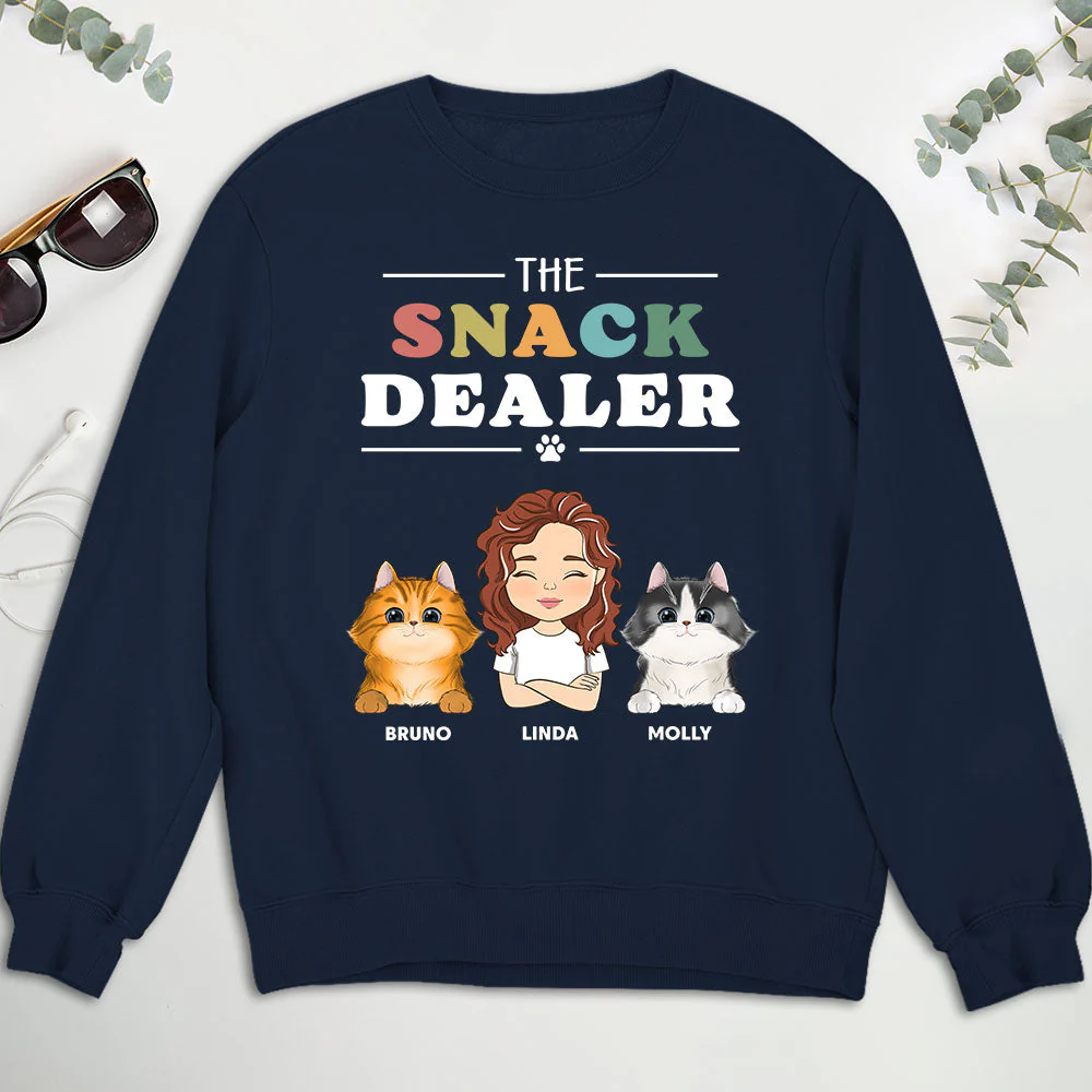 Pets Snack Dealer - Personalized Custom Sweatshirt - Image 2
