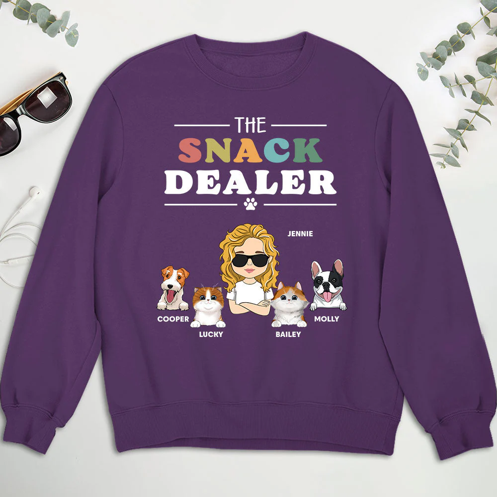 Pets Snack Dealer - Personalized Custom Sweatshirt - Image 4