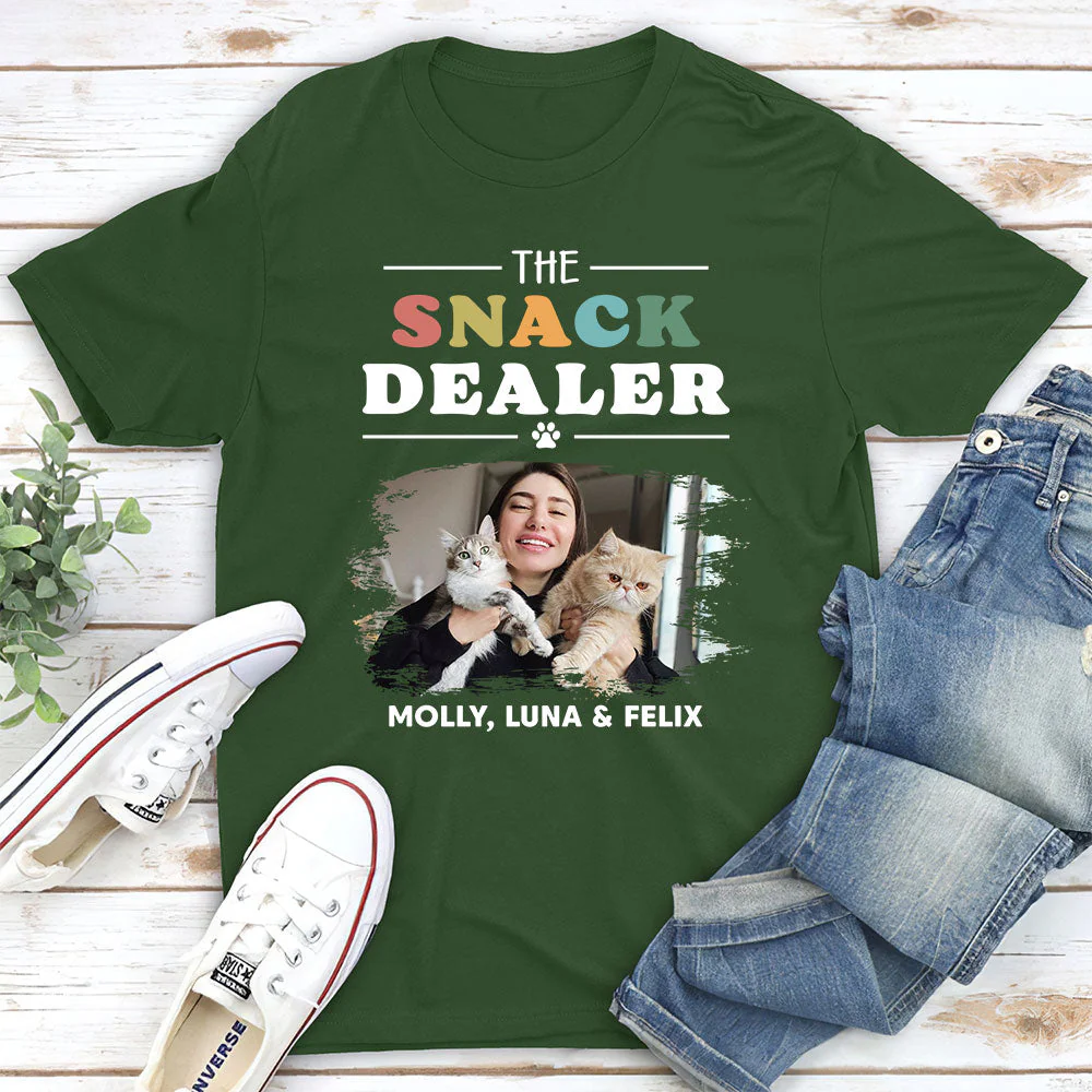Pets Snack Dealer Photo - Personalized Custom Premium T-shirt - Image 5