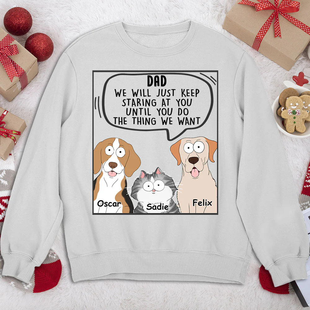 Pets Will Just - Personalized Custom Sweatshirt - Image 2