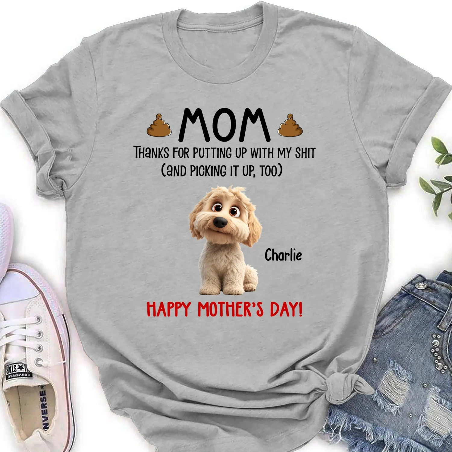 Picking It Up Too - Personalized Custom Women's T-Shirt - Image 5