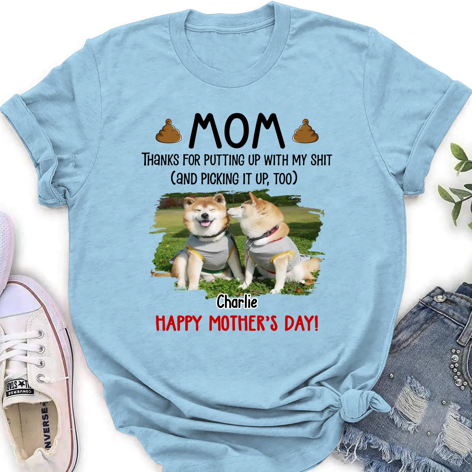 Picking It Up Too Photo - Personalized Custom Women's T-Shirt - Image 8