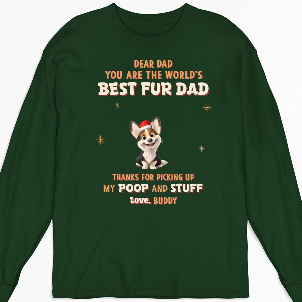 Picking Our Poop Ver Pet - Personalized Custom Long Sleeve T-Shirt - Image 6