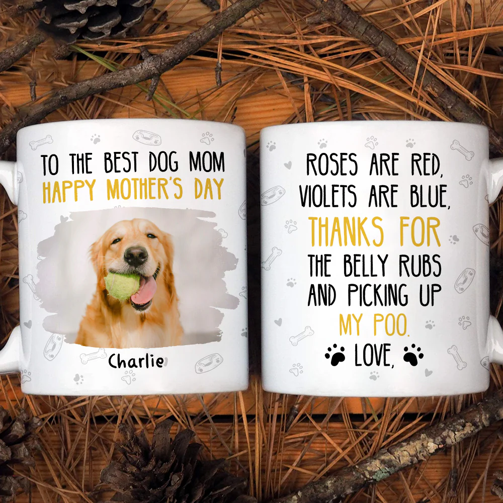 Picking Up Our Poo Photo - Personalized Custom Coffee Mug - Image 5