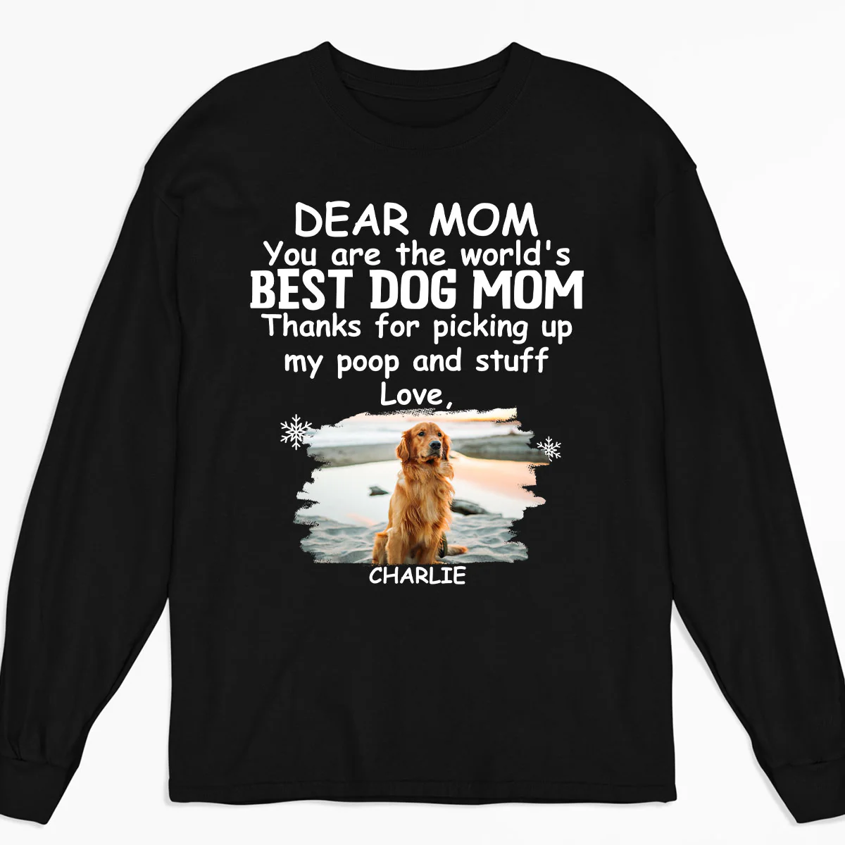 Picking Up Our Stuff Photo - Personalized Custom Long Sleeve T-shirt