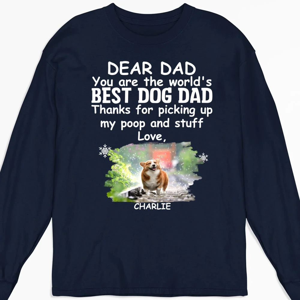 Picking Up Our Stuff Photo - Personalized Custom Long Sleeve T-shirt - Image 5