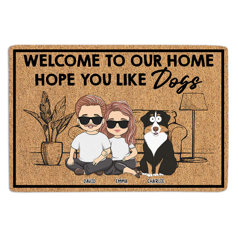 Please Come In - Personalized Custom Doormat