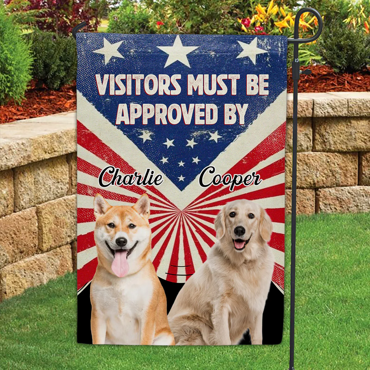 Please Come In Photo - Personalized Custom Flag - Image 2