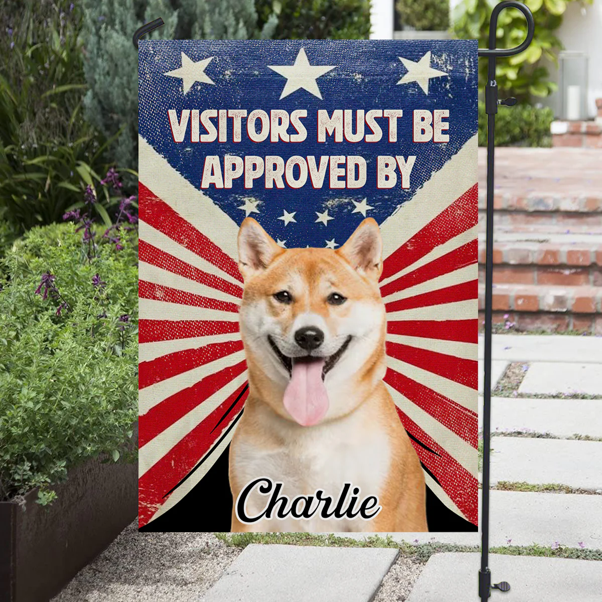 Please Come In Photo - Personalized Custom Flag - Image 3