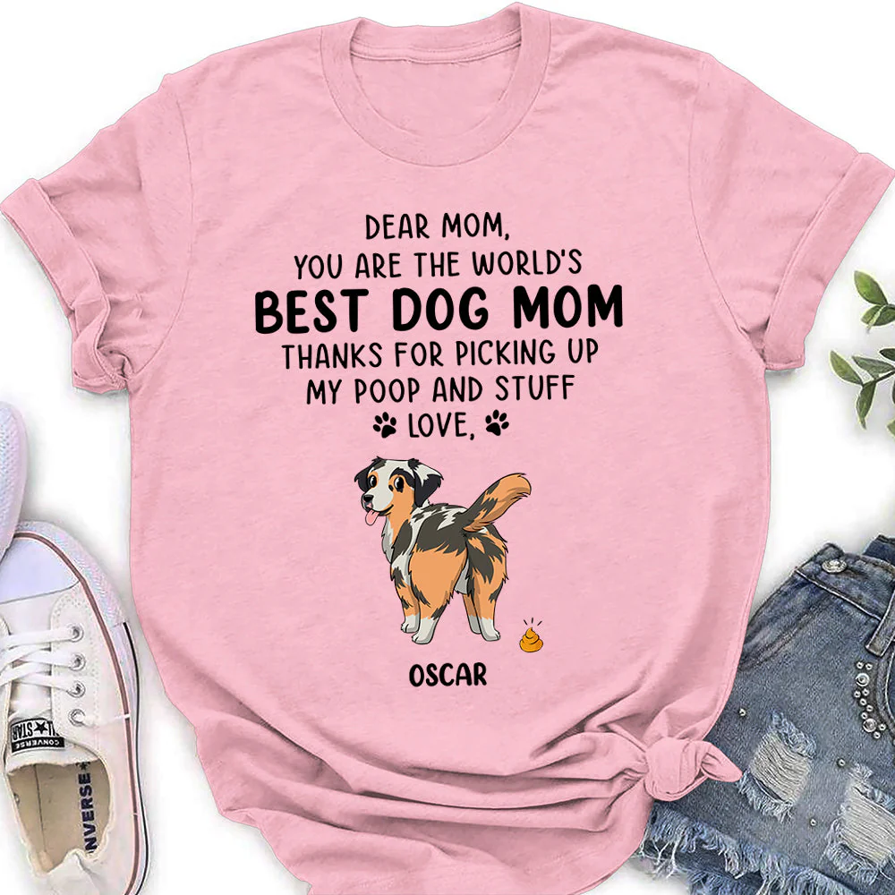 Poop And Stuff - Personalized Custom Women's T-shirt - Image 3