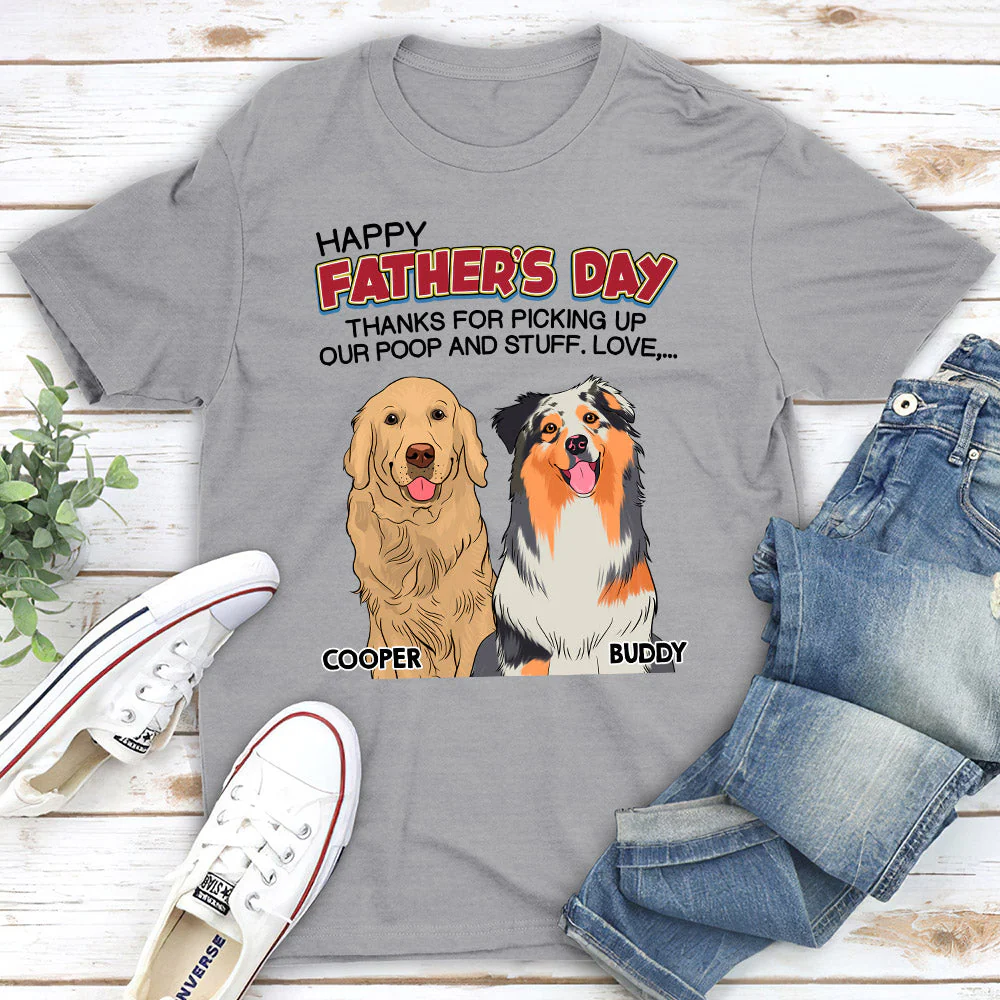 Poop Stuff - Personalized Custom Unisex T-shirt - Image 2