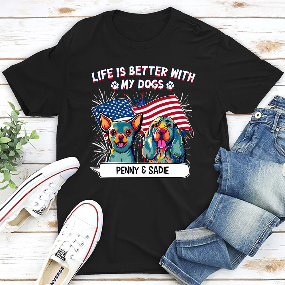 Pop Art Better Life - Personalized Custom Unisex T-shirt - Image 2