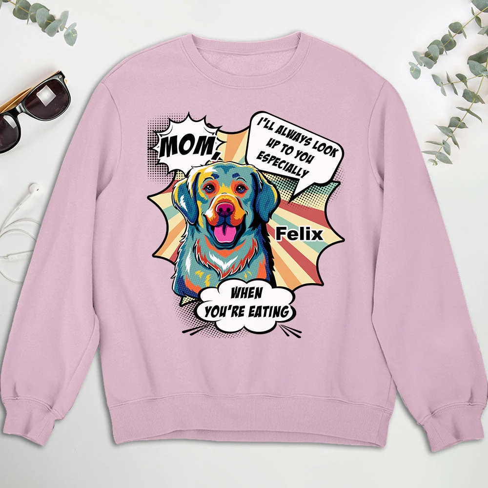 Pop Art Dogs Look Up To You - Personalized Custom Sweatshirt - Image 3