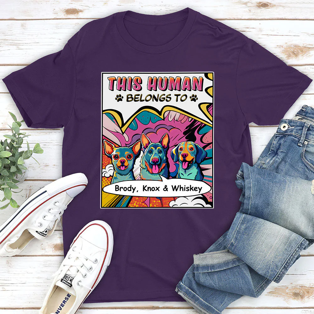 Pop Art This Human - Personalized Custom Unisex T-shirt - Image 3