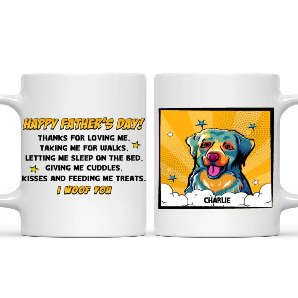 Popart Thanks For Loving Us - Personalized Custom Coffee Mug - Image 11