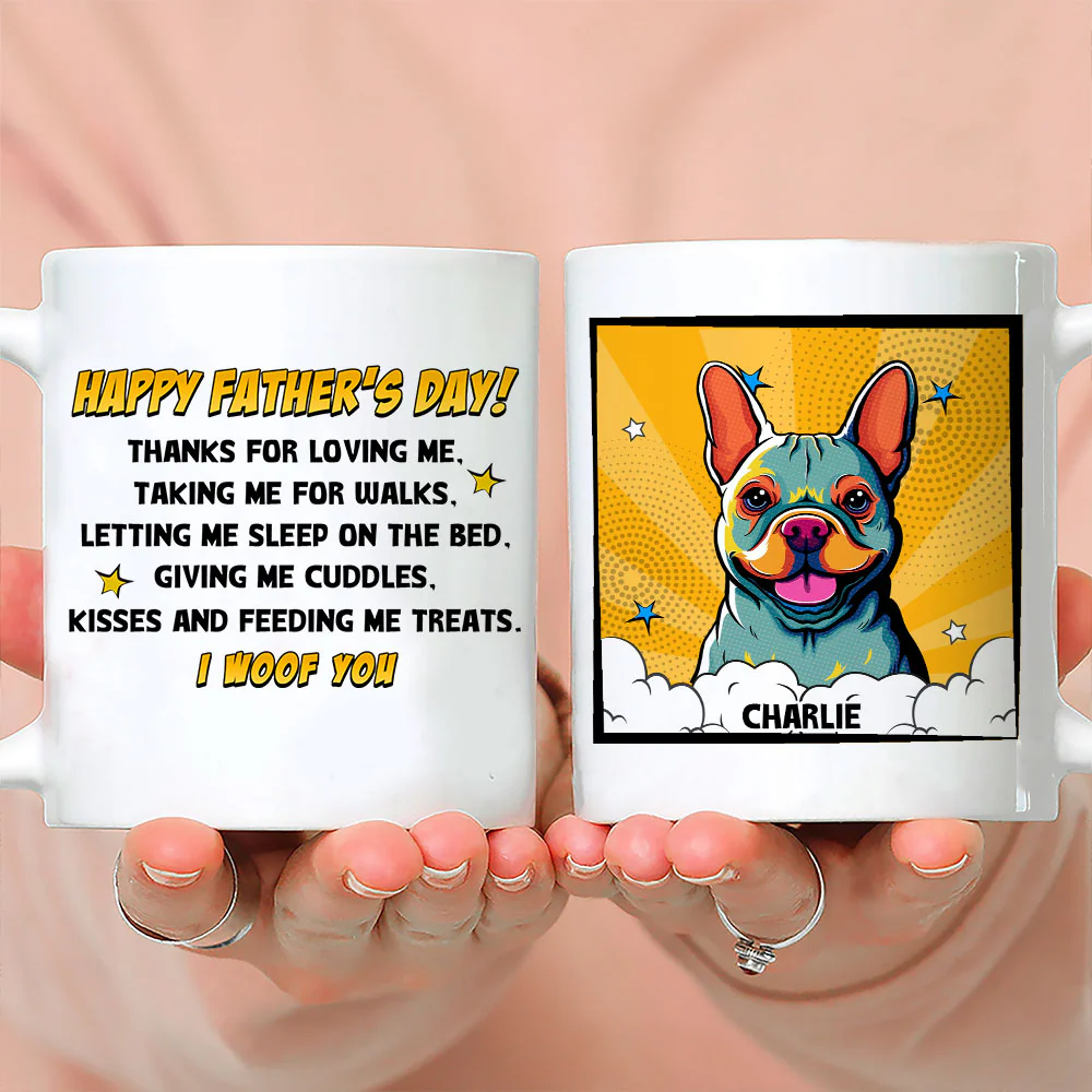 Popart Thanks For Loving Us - Personalized Custom Coffee Mug - Image 4