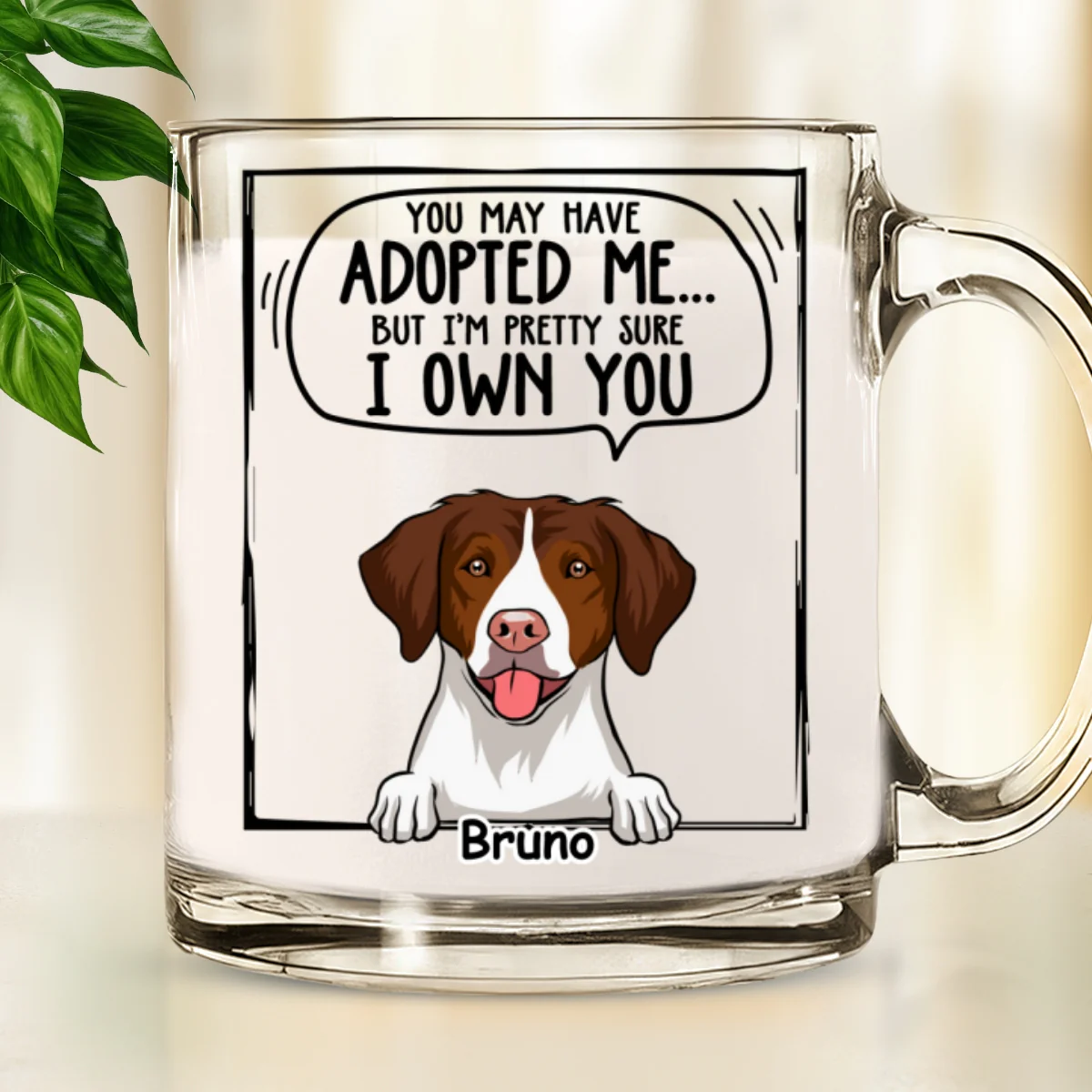 Pretty Sure - Personalized Custom Glass Mug - Image 6