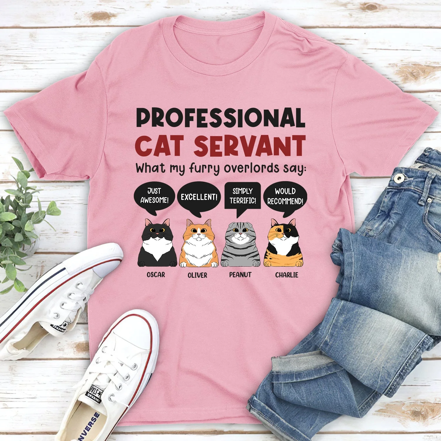 Professional Servant - Personalized Custom Unisex T-shirt - Image 4