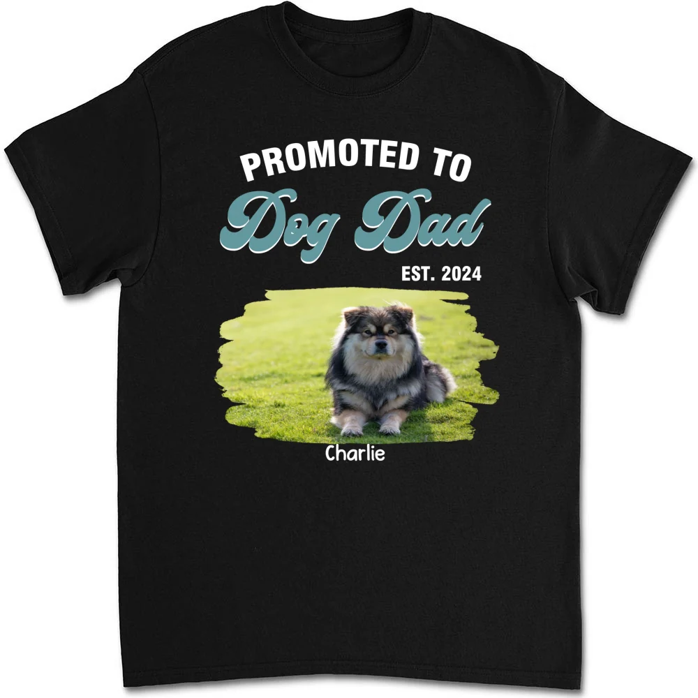 Promoted To Photo- Personalized Custom Unisex T-shirt - Image 4