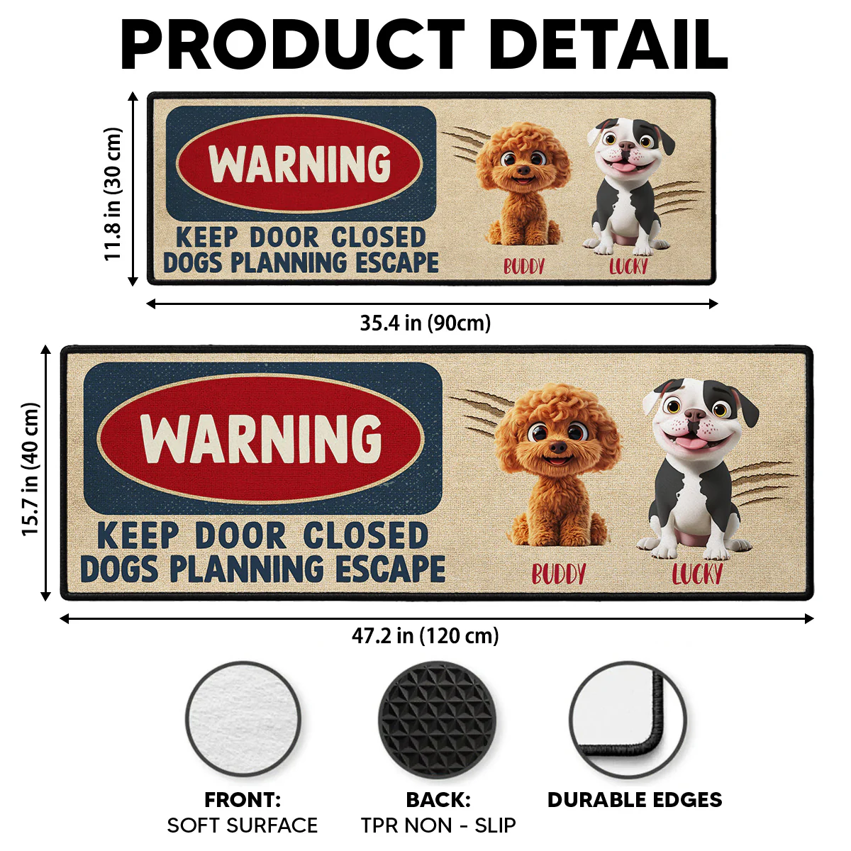 Property Is Protected By - Personalized Custom Runner Rug - Image 4