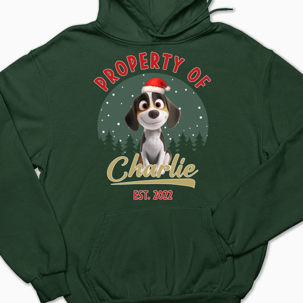 Property Of Funny Dogs - Personalized Custom Hoodie - Image 8