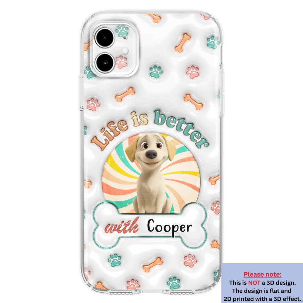 Property Of My Mom - Personalized Custom 3D Inflated Effect Phone Case - Image 8