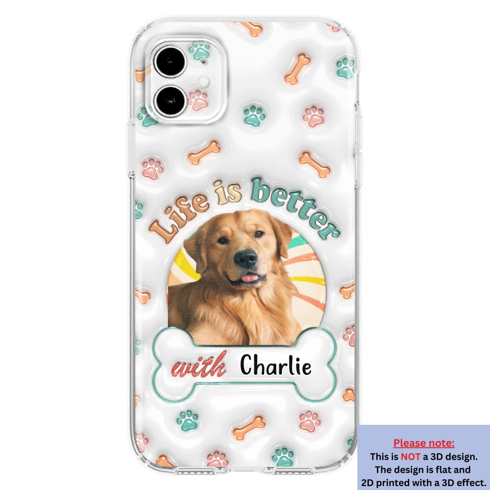 Property Of My Mom Photo - Personalized Custom 3D Inflated Effect Phone Case - Image 9