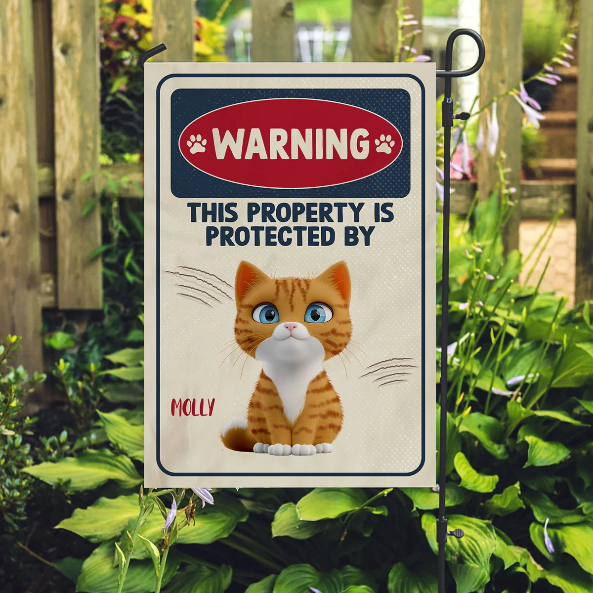 Property Of Pets - Personalized Custom Flag - Image 2