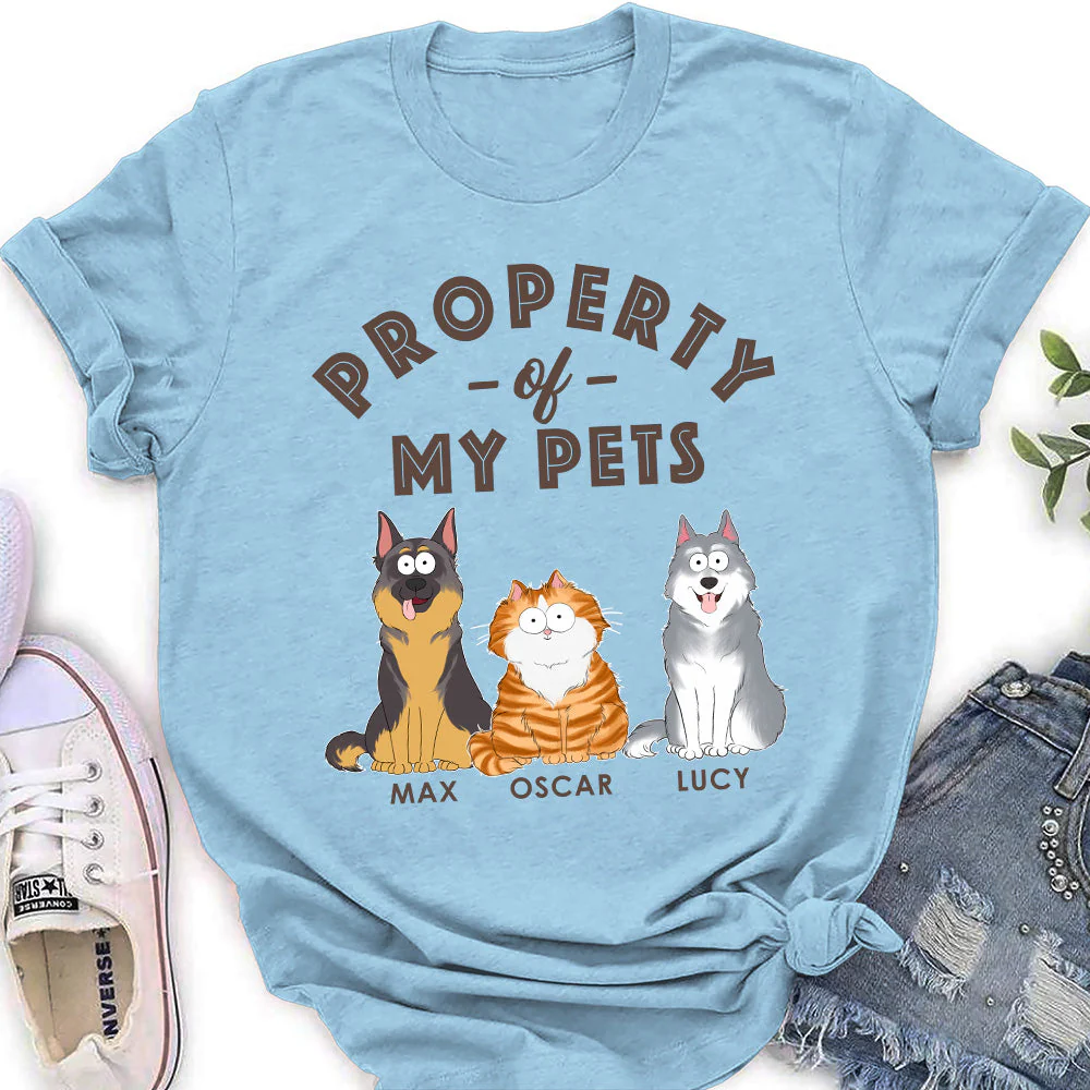 Property Pets - Personalized Custom Women's T-shirt - Image 2