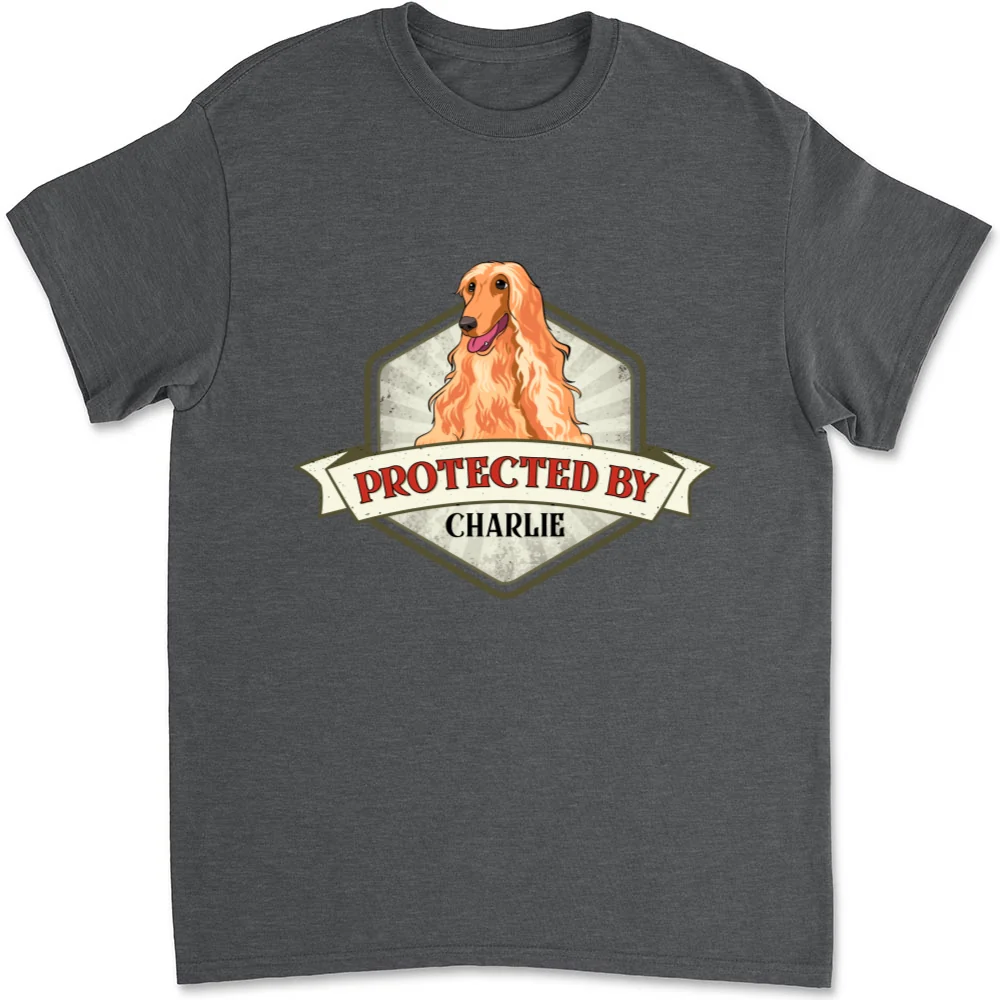 Protected By Dogs Ver 2 - Personalized Custom Unisex T-Shirt - Image 10