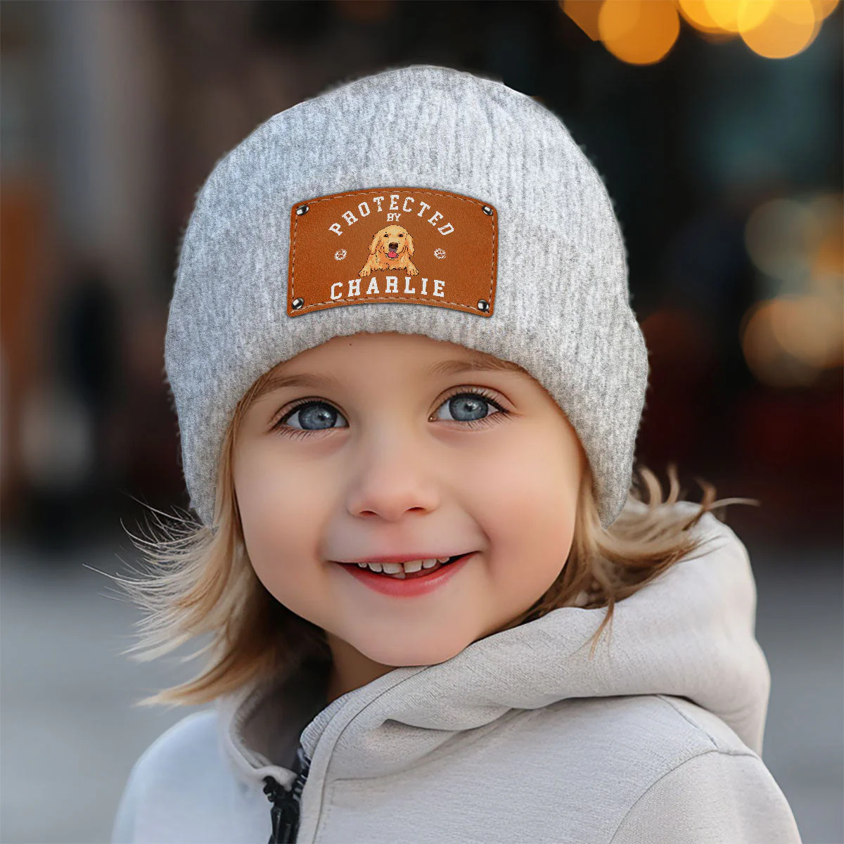 Protected By - Personalized Custom Beanie - Image 2