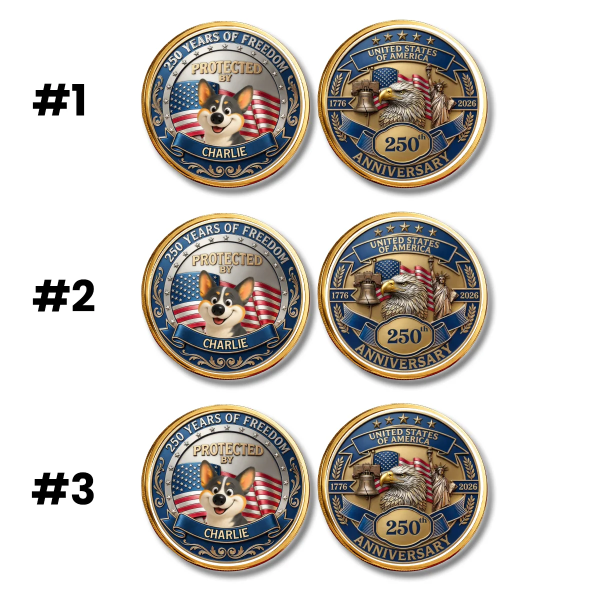 Protected By - Personalized Custom Commemorative Keepsake Coin - Image 10